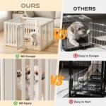 Dog Playpen Indoor,Puppy Playpen,White 23.6" H, 8 Panels - Image 3