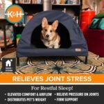 K&H Elevated Dog Bed, Outdoor Pet Cot House for Medium Pets - 32x25in Blue - Image 3