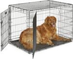 MidWest Homes for Pets Double Door iCrate Starter Kit, 42-inch Dog Crate Bundle for Large Dogs, Includes Cage, Pet Bed, 2 Bowls and Privacy Cover - Image 4