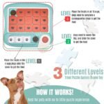 Dog Puzzles for Smart Dogs,Level 3 Interactive Dog Treat Puzzle for Iq Training, Dog Puzzle Toy for Large Medium Small Dogs with Squeaky Dog Button Design - Image 3