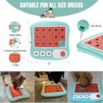 Dog Puzzles for Smart Dogs,Level 3 Interactive Dog Treat Puzzle for Iq Training, Dog Puzzle Toy for Large Medium Small Dogs with Squeaky Dog Button Design - Image 4