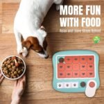Dog Puzzles for Smart Dogs,Level 3 Interactive Dog Treat Puzzle for Iq Training, Dog Puzzle Toy for Large Medium Small Dogs with Squeaky Dog Button Design - Image 6