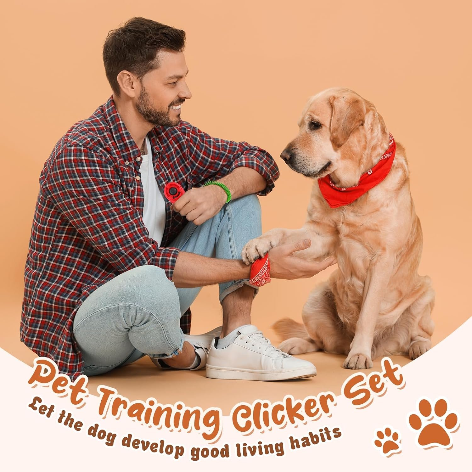 Hiboom 30 Pcs Dog Training Clicker Bulk Colorful Pet Training Clicker Cat Animal Trainer Clicker with Wrist Strap for Pet Dog Cat Horse Bird Behavioral Trainer Accessories (30 Color) - Image 6