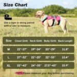 WINGOIN Escape Proof Dog Harness,No Pull for Large Dog with Handle,Green,XL - Image 6