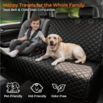 URPOWER Dog Car Seat Cover for Back Seat, Waterproof Car Seat Protector - Image 7