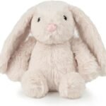 Best Pet Supplies Bunny Buddy Squeaky Plush Dog Toy – Beige, Small