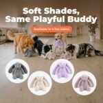 Best Pet Supplies Bunny Buddy Squeaky Plush Dog Toy - Beige, Small - Image 5