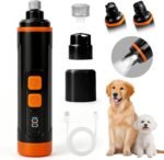 Dog Nail Grinder, Quiet 3-Speed with LED & Safety Guard - Image 2