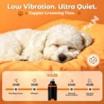 Dog Nail Grinder, Quiet 3-Speed with LED & Safety Guard - Image 3