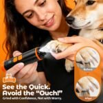 Dog Nail Grinder, Quiet 3-Speed with LED & Safety Guard - Image 5