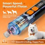 Dog Nail Grinder, Quiet 3-Speed with LED & Safety Guard - Image 6