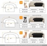 Calming Dog Bed Fluffy Plush Dog Mat for Furniture Protector with Removable Washable Cover for Large Medium Small Dogs and Cats (Large, Light Grey) - Image 6