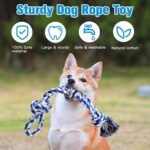 UPSKY 2 Pack Dog Rope Toys, Heavy Duty Dog Chew Toy for Aggressive Chewers - Image 3