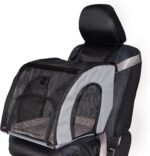 K&H Dog Car Seat, Travel Safety Carrier for Pets, Medium, Gray/Black - Image 9