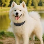 Dog Collar for Small Medium Dogs with Buckle, Breathable Adjustable Nylon Reflective Dog Collars, Black/Medium - Image 6