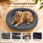 Waterproof Orthopedic Dog Bed for Large Dogs, Dark Grey - Image 2