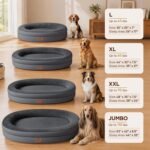 Waterproof Orthopedic Dog Bed for Large Dogs, Dark Grey - Image 7