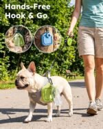 Pecute Collapsible Dog Bowls 2 Pack, BPA-Free Pet Silicone Cat Travel Bowls - Image 3