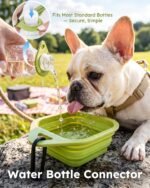 Pecute Collapsible Dog Bowls 2 Pack, BPA-Free Pet Silicone Cat Travel Bowls - Image 4