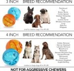 Our Pets Smarter Toys IQ Treat Ball - Colors Mary Vary - 4" - for Larger Dogs - Image 4