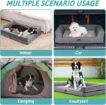 COZY KISS Orthopedic Dog Bed for Extra Large Dogs, U Shaped XL 42x30 inch - Image 4