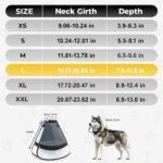 Soft Transparent Dog Cone Collar, Depth Adjustable Recovery Cone - Image 3
