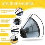 Soft Transparent Dog Cone Collar, Depth Adjustable Recovery Cone - Image 5