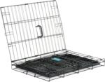 Carlson 24" Small Single-Door Metal Dog Crate, Black - Image 5
