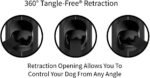 TUG Original Retractable Dog Leash, 16 ft (Medium, Black/Grey) - Image 4