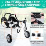 Nasjac Dog Wheelchair for Back Legs - Lightweight Portable Wheel Chair - Image 3