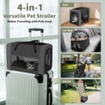Double Pet Stroller, 4 Lockable Wheels for Small‑Medium Dogs & Cats - Image 5