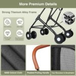 Double Pet Stroller, 4 Lockable Wheels for Small‑Medium Dogs & Cats - Image 7