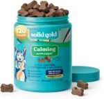 Solid Gold Calming Chews for Dogs with Melatonin for Storms & Travel, 120ct