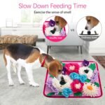 Snuffle Mat for Dogs Pet Treats Feeding Mat for Small/Medium Breed Dogs Non-Slip/Portable/Durable Interactive Dog Puzzle Toys Encourages Natural Foraging Skills (Rose Pink) - Image 3