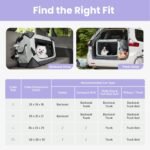 Lesure Portable Soft Collapsible Dog Crate for Medium Dogs, 30in Light Grey - Image 4