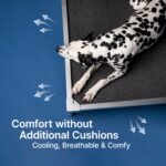 Elevated Dog Bed Medium Size Dog, Chew Proof Aluminum Alloy Heavy Duty Dog Supplies Cooling Raised Pet Cot Indestructible with Anti-Rust Washable Assembly for Crate Outdoor-40.6"x 28.7" x 7" - Image 5