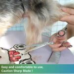 HASHIMOTO Straight Dog Grooming Scissors, 7.0 inch, Straight Blade. - Image 5