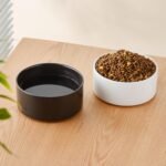 6'' Ceramic Dog Bowl - 30Oz Classic Dogs Food & Water Bowl for Small and Medium Breed Dogs, Heavy Duty Non-Slip Dog Dishes, Food Grade Stoneware Pet Bowl, Dishwasher & Microwave Safe, White - Image 7