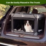 Portable Collapsible Soft Dog Crate for Medium Dogs, 30in Black - Image 7