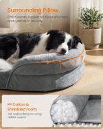 FEANDREA Orthopedic Dog Bed, 35" Dog Couch with Removable Washable Cover - Image 4