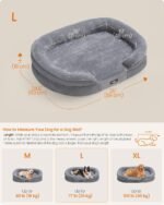 FEANDREA Orthopedic Dog Bed, 35" Dog Couch with Removable Washable Cover - Image 5