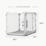 Diggs Evolv Modular Dog Crate for Dogs 18-22" Tall, Ash, Intermediate - Image 9