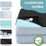 COZY KISS Orthopedic Dog Cooling Bed for Extra Large Dogs, XL 44x32 in Blue - Image 5