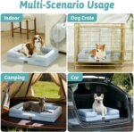 COZY KISS Orthopedic Dog Cooling Bed for Extra Large Dogs, XL 44x32 in Blue - Image 7