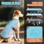 Cooling Vest for Dogs - Breathable Dog Cooling Vest UV Protection, Summer Heat Relief Gear for Small Medium Large Dogs, Lightweight, Evaporative Cooling - Dog Anxiety Relief Vest During Hot Days - Image 3