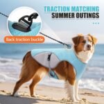 Cooling Vest for Dogs - Breathable Dog Cooling Vest UV Protection, Summer Heat Relief Gear for Small Medium Large Dogs, Lightweight, Evaporative Cooling - Dog Anxiety Relief Vest During Hot Days - Image 4