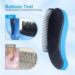 Small Dog Brush, Skin-friendly Soft Bristles (Blue) - Image 3
