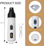 Upgraded Dog Nail Grinder Cordless with 2 Speeds for Pets - Image 7