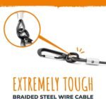 Mighty Paw Dog Seat Belt Vehicle - Chew-Proof Dog Belt - Great for Teething Puppies - Latch Bar Attachment Like Child's Car Seat - Aviation Aluminum Carabiner - Strong Enough for Climbers - 850+ LB - Image 8
