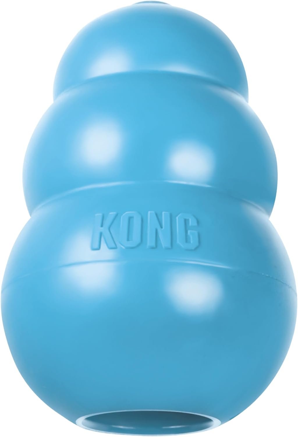 KONG Puppy, Natural Rubber Teething Chew Toy, for Small Puppies, Blue KONG Puppy, Natural Rubber Teething Chew Toy, for Small Puppies, Blue